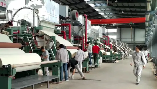 Rice Straw Wood Bamboo Waste Paper Recycle Mill Tissue Paper Toilet Paper Machine Paper Making Machine Kraft Paper Machine Carton Paper Making Machine
