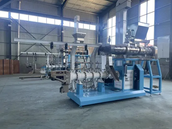 Large Capacity Floating Sinking Fish Feed Carp Shrimp Pet Dry Dog Cat Food Extruder Equipment Processing Production Line